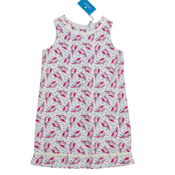 NWT J. Bailey Size 12 Pink Crawfish Dress - Picture 1 of 6